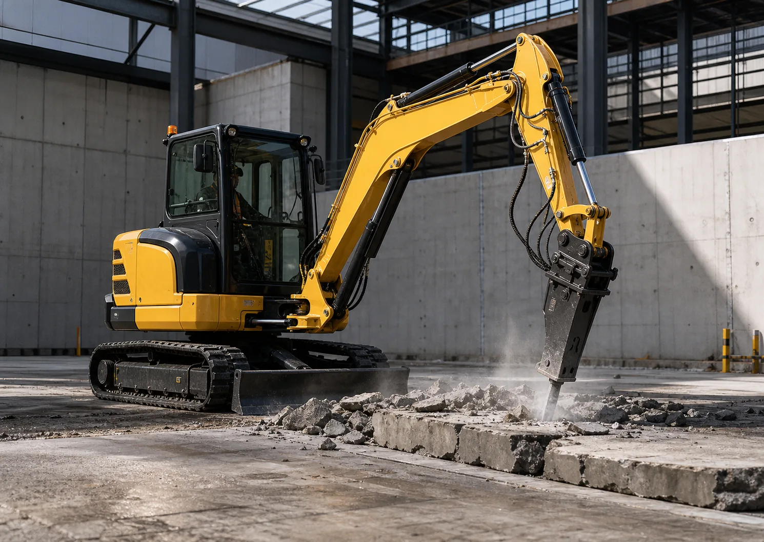 Hydraulic breaker customization