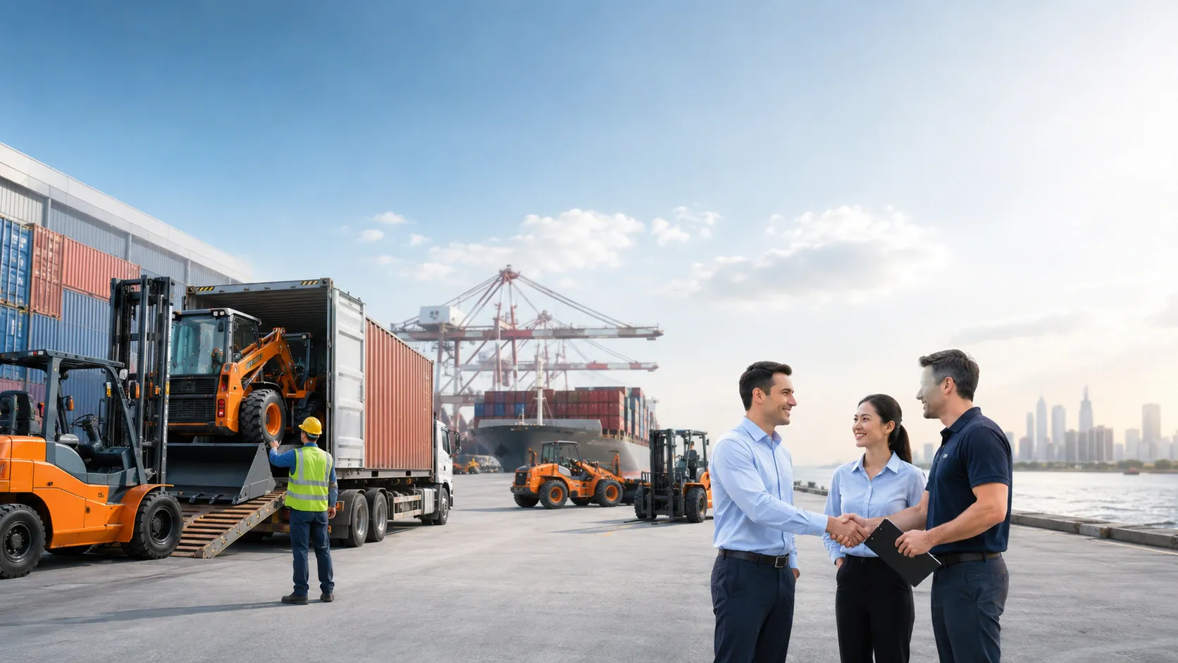 CASDE machinery export delivery and global dealer cooperation